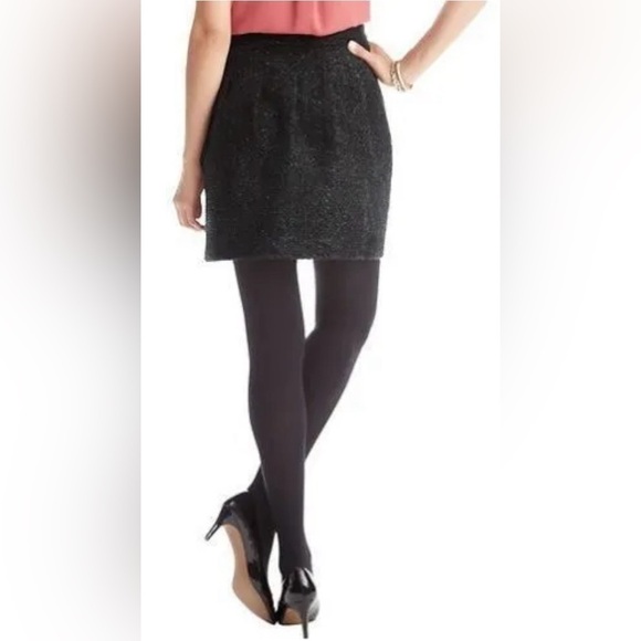 Loft Petites Sparkling Mini Skirt Size 6P - Picture 2 of 6